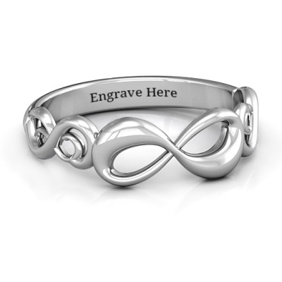 Groovy Infinity Ring