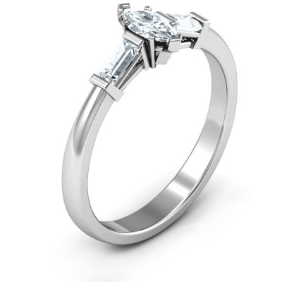 Marquise Cut Love Ring