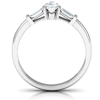 Marquise Cut Love Ring