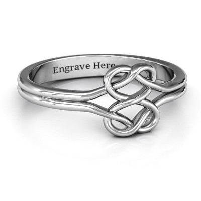 Tangled Hearts Infinity Ring