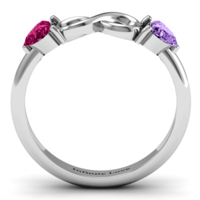 Two Hearts to Infinity Ring
