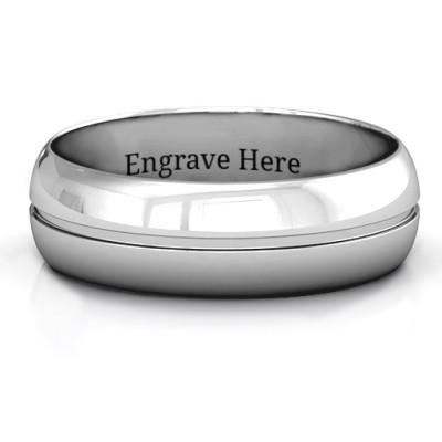 Titus Grooved Mens Ring