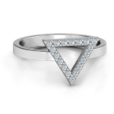 Your Best Triangle with Accents Ring