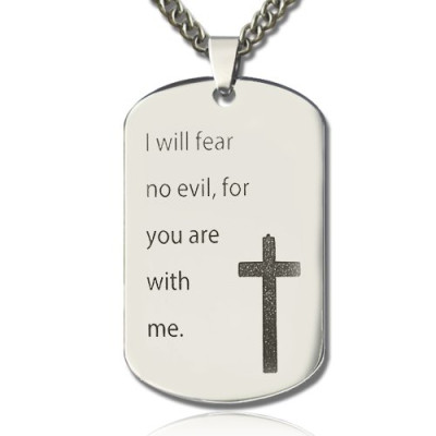 Name Necklace - Military Dog Tag