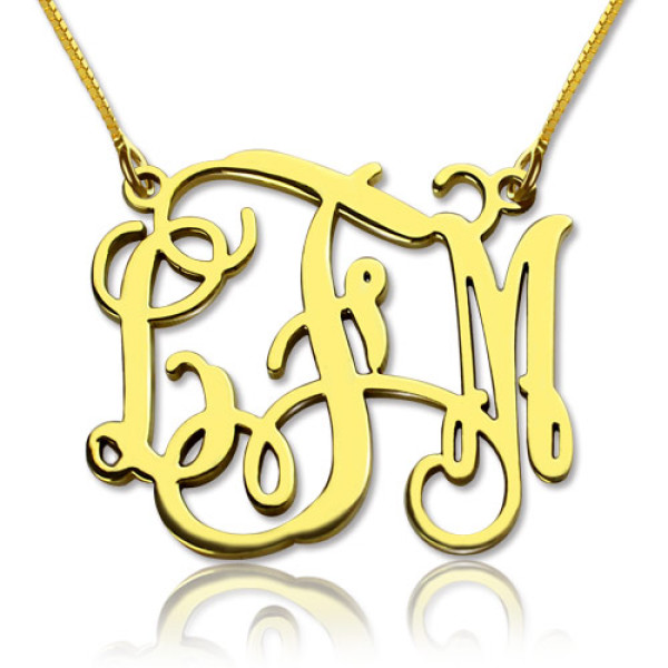 Personalised Necklaces - Monogram Necklace