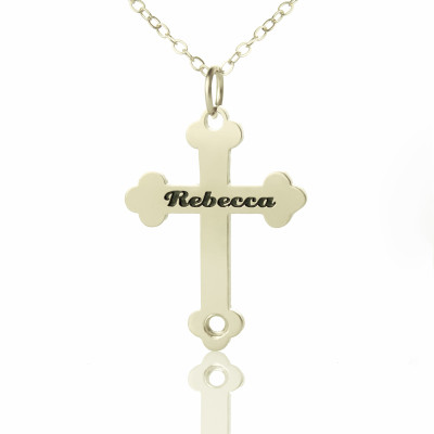 Name Necklace - Rebecca Font Cross
