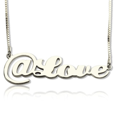 Name Necklace - Twitter At Symbol