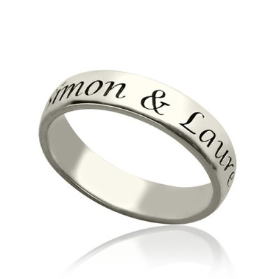 Promise Personalised Rings With Names