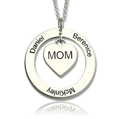 Personalised Necklaces - Family Names Necklace For Mom