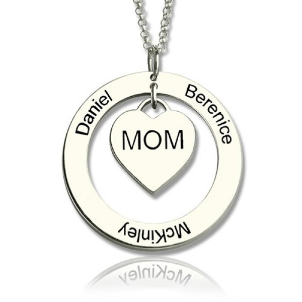 Personalised Necklaces - Family Names Necklace For Mom