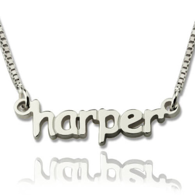 Personalised Necklaces - Mini Name Letter Necklace