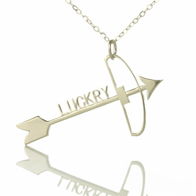 Name Necklace - Arrow Cross s Pendant Necklace