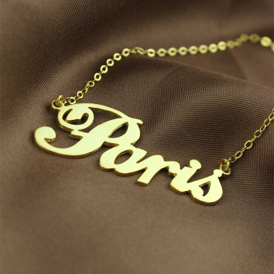 Name Necklace - Paris Hilton Style