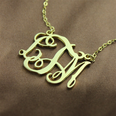 Personalised Necklaces - Cut Out Taylor Swift Monogram Necklace