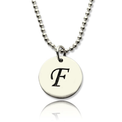 Personalised Necklaces - Initial Discs Necklace