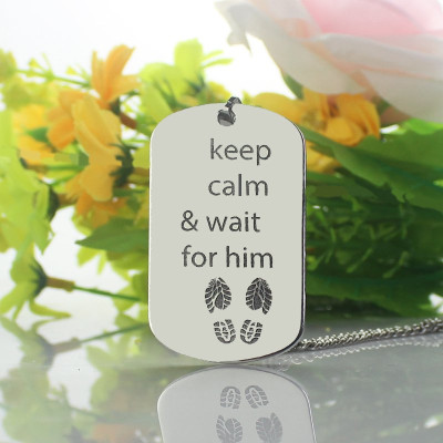 Personalised Necklaces - Cute His and Hers Dog Tag Necklaces