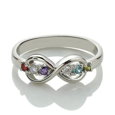 or Infinity Name plate Rings for Her