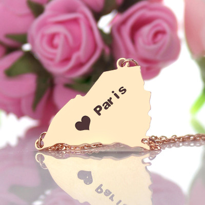 Personalised Necklaces - South Carolina State Shaped Necklaces