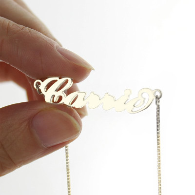 Name Necklace - Carrie - Box Chain