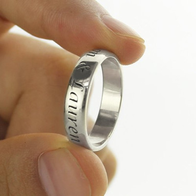 Promise Personalised Rings With Names