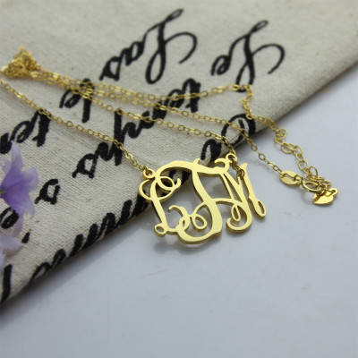 Personalised Necklaces - Cut Out Taylor Swift Monogram Necklace