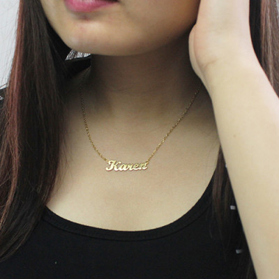 Name Necklace - Karen Style