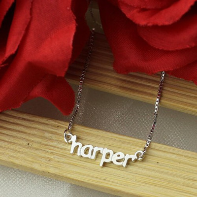 Personalised Necklaces - Mini Name Letter Necklace