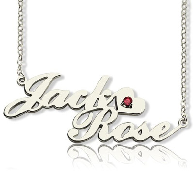 Personalised Necklaces - Nameplate Necklace Double Name