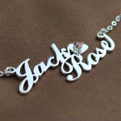 Personalised Necklaces - Nameplate Necklace Double Name