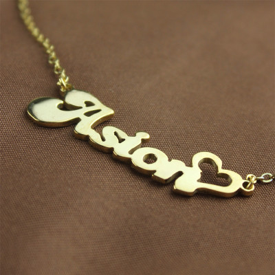Name Necklace - with Heart