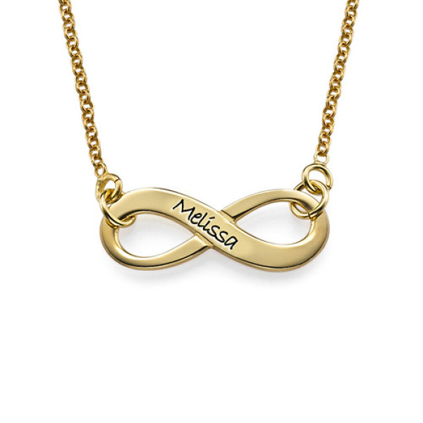 Infinity Necklace - Engraved Names