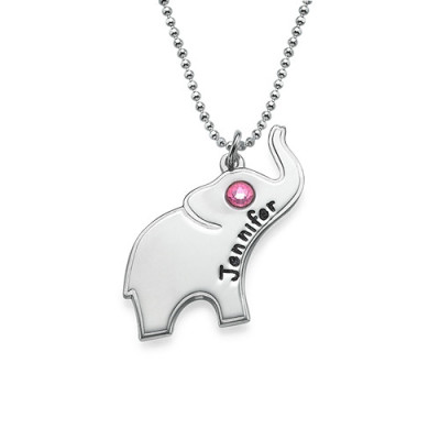 Personalised Necklaces - EngravedElephant Necklace