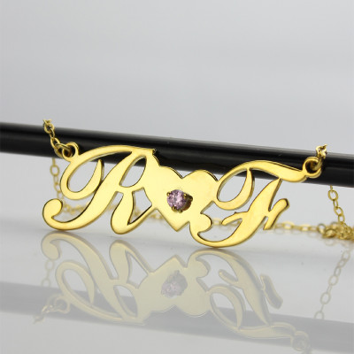 Personalised Necklaces - Two Initials Necklace