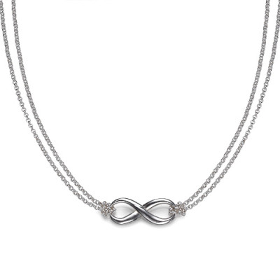 Infinity Necklace - With Custom Design