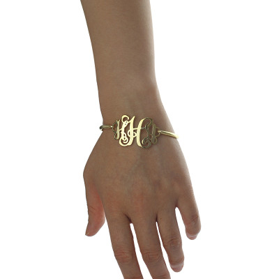 Monogram Initial Personalised Bracelet