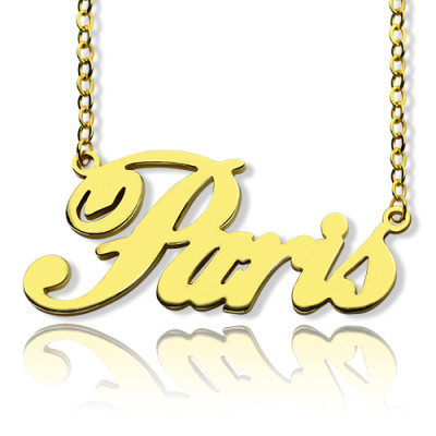 Name Necklace - Paris Hilton Style