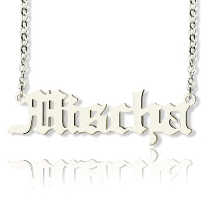 Name Necklace - Old English