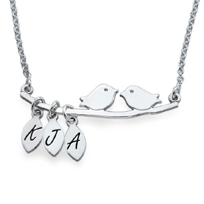 Personalised Necklaces - Mum Jewellery –Bird Necklace