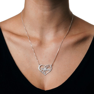 Name Necklace - Heart