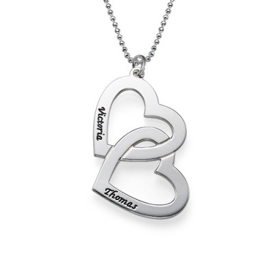 Heart Necklace - Double Love