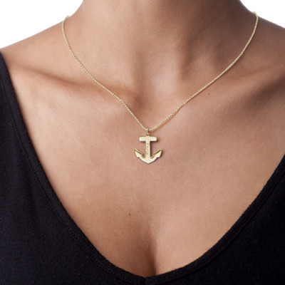 Personalised Necklaces - Anchor Necklace