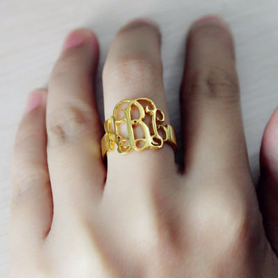 Monogram Ring Cut Out