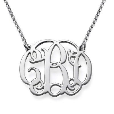 Personalised Necklaces - Celebrity Style Monogram Necklace