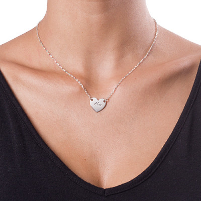 Heart Necklace - Engraved