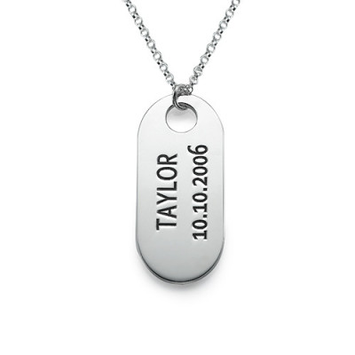 Personalised Necklaces - ID Tag Necklace