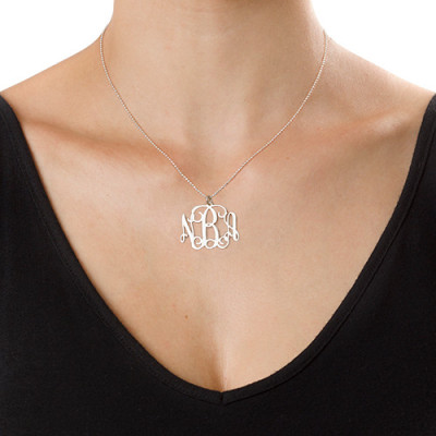 Personalised Necklaces - Monogram Necklace with Swarovski