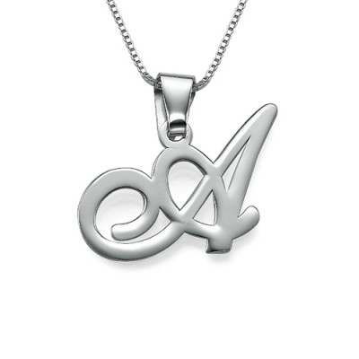 Initials Pendant With Any Letter