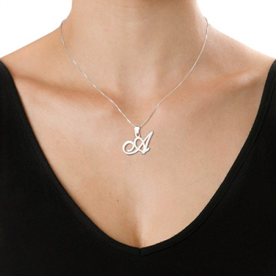 Initials Pendant With Any Letter