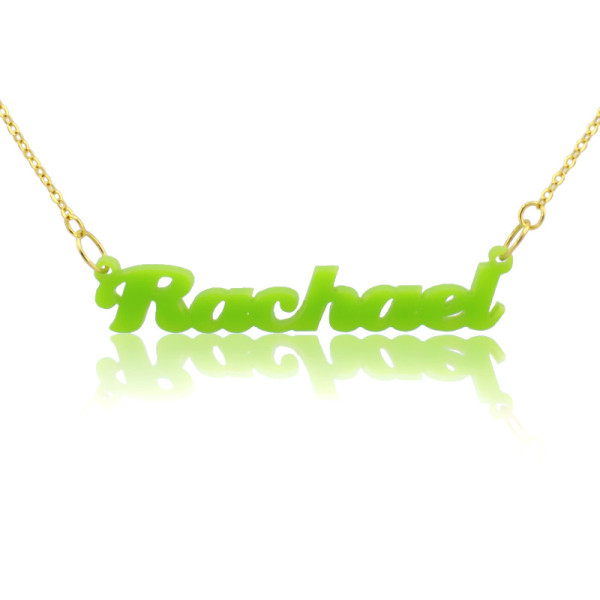Name Necklace - Colorful Acrylic