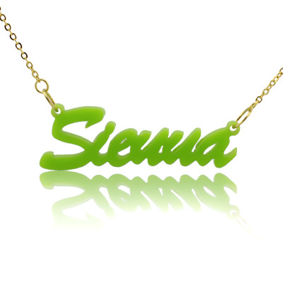 Personalised Necklaces - Acrylic Necklace with Name
